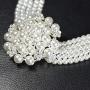 Audrey Hepburn style Faux Pearl Necklace Set Strand Ear clip Wedding Breakfast at Tiffanys for Women NL-001