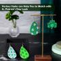20 Pairs St Patricks Day Earrings Faux Leather Clover Earrings Lightweight Teardrop Earrings for Women