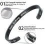 MRSXXNTY Inspirational Cuff Bracelets for Women Girls Motivational Bangle Mantra Jewelry Gifts with Hidden Message MRSXXNTY Inspirational Cuff Bracelets for Women Girls Motivational Bangle Mantra Jewelry Gifts with Hidden Message