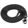 Cat Eye Jewels Stainless Steel Black Paw Print Pendant Pet Cremation Keepsake Ash Holder Memorial Urn Necklace for Ashes with Funnel Kit
