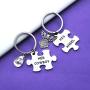 Eigso Valentines Day Couple Keychain Gift for Lover his and Hers Keychain Set Couples Keyring Puzzle Piece Keychain Couples his and Hers Keychain - HER Cowboy & HIS Angel (Cowboy/Angel KR)