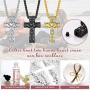 FaithHeart Custom Cremation Ashes Necklace, Stainless Steel/18K Gold Plated Urn Hold Pendant Jewelry for Women/Men- Picture/Text Custom