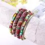 ORAZIO 24-26 Pcs Bangle Stackable Bracelet Set for Women Layering Statement Bead Wrap Bangle Bohemian Indian Colorful Bracelet Fashion Jewelry
