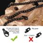 FIBO STEEL 2-4MM Stainless Steel Mens Womens Necklace Rolo Cable Chain, 16-36 inches