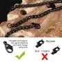FIBO STEEL 2-4MM Stainless Steel Mens Womens Necklace Rolo Cable Chain, 16-36 inches