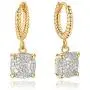 Mevecco Gold Dainty Dangle Hoop Earrings for Women 14K Gold Plated Delicate cute Geometric Triangle Cone Dangle Earrings Mevecco Gold Dainty Dangle Hoop Earrings for Women 14K Gold Plated Delicate cute Geometric Triangle Cone Dangle Earrings