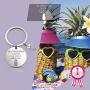 Inspirational Pineapple Keychain Be A Pineapple Stand Tall Wear A Crown And Be Sweet Tropical Jewelry Gift for Women Sister(be a pineapple KR)