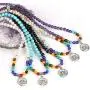 Top Plaza 108 Mala Prayer Beads Natural Lava Rock Stone Essential Oil Diffuser Bracelet Necklace 7 Chakra Healing Crystals Yoga Meditation Stretch Bracelets Top Plaza 108 Mala Prayer Beads Natural Lava Rock Stone Essential Oil Diffuser Bracelet Necklace 7 Chakra Healing Crystals Yoga Meditation Stretch Bracelets