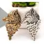 Vintage Personalized Wolf Head Brooch Fashion Unisex Animal Suit Collar Pin Buckle Broche Wolfhead Brooches Pins Vintage Personalized Wolf Head Brooch Fashion Unisex Animal Suit Collar Pin Buckle Broche Wolfhead Brooches Pins