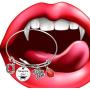 KEYCHIN American TV Show Inspired Jewelry Halloween Jewellery Vampire Girl Bracelet Narration of Classic Movies Damon Stefan Fans Keychain Movie Peripheral Jewellery