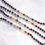Cat Eye Jewels 6mm 8mm 48 59 Inch Long Beaded Multi Layered Mala Bead Strand Necklace for Women Men Girls