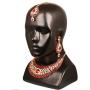 Touchstone Indian Bollywood Intricately Crafted Diamond Look Rhinestone Crystal Colorful Wedding Designer Jewelry Necklace Set in Gold and Silver Tone for Women.