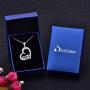 Panda Necklace for Women 925 Sterling Silver I Love You Forever Necklace Jewelry Gifts for Women Mom Wife Daughter Girls