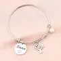BEKECH Nana Bracelet Grandma Nana Charm Expandable Wire Bangle Nana Jewelry Grandmother Gift for Family Nana BEKECH Nana Bracelet Grandma Nana Charm Expandable Wire Bangle Nana Jewelry Grandmother Gift for Family Nana