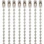 #3 2.3mm ballchain 20 Pcs Stainless Steel Bead Chain 30 inches Ball Chain Necklace