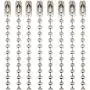 #3 2.3mm ballchain 20 Pcs Stainless Steel Bead Chain 30 inches Ball Chain Necklace #3 2.3mm ballchain 20 Pcs Stainless Steel Bead Chain 30 inches Ball Chain Necklace
