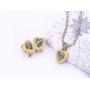 UNY New Brands Fashion Heart Women Jewelry Sets, Austrian Crystal,Necklace Jewelry Sets Best Gifts