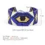 BALIBALI Handmade 100% Authentic Miyuki Seed Beads Couples Bracelet Woven Good Luck Vintage Evil Eye Adjustable Amulet Charms Bangle Jewelry