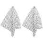 Solememo Long CZ Diamond Star with Waterfall Chandelier Dangle Statement Earrings for Wedding Prom Party Solememo Long CZ Diamond Star with Waterfall Chandelier Dangle Statement Earrings for Wedding Prom Party