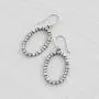 Silpada Oval Glitz Beaded Open Drop Earrings with Crystals in Sterling Silver Silpada Oval Glitz Beaded Open Drop Earrings with Crystals in Sterling Silver