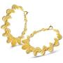 18K Gold Twisted Hoop Earrings 925 Sterling Silver Post Big Earrings Lightweight high polished Hoops Jewelry Gift for Women and Men