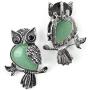 Top Plaza Owl Necklaces Healing Crystal Stone Pendant Reiki Spiritual Energy Gemstone Quartz Necklace Birthday for Women Men