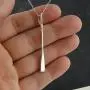 FashionJunkie4Life Sterling Silver Long Rowing Oar Pendant Necklace, 18'' Chain, Scull Sweep Crew