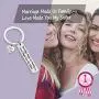 G-Ahora Sister in Law Gift Marriage Made Us Family Love Made You My Sister Bracelet Keychain Gifts for Sister in Law