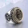 Mens Cool Stainless Steel Rings Vintage Blessed Virgin Mary Carved Christian Religious Signet Band Ring Size 7-13 Mens Cool Stainless Steel Rings Vintage Blessed Virgin Mary Carved Christian Religious Signet Band Ring Size 7-13