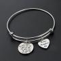 HOLLP Stepdaughter Rose Flower Bracelet Step Daughter Jewelry Daughter in Law Bracelet I Didnt Give You The of Life Gave Me Bracelet Stepdaughter Bracelet