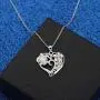 WUSUANED Turtle and Flower Heart Pendant Necklace Hawaiian Plumeria Flower Jewelry Gift for Her