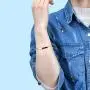 THREE KEYS JEWELRY Personalized Blank Engravable Bracelets for Women 316L Stainless Steel Bracelet Smaller Pendant Dainty Plated Rose Gold Initial Bar Charm Bracelet Silver Custom for Girls