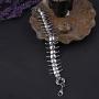 Womens Punk Centipede Stainless Steel Bracelet for Women Bracelets & Bangles Charms Bracelets Men Pulseira Jewelry Gift