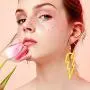 BELUCKIN Multicolor Acrylic Exaggerated Party Women Lightning Bolt Dangle Earrings Accessories Jewelry BELUCKIN Multicolor Acrylic Exaggerated Party Women Lightning Bolt Dangle Earrings Accessories Jewelry