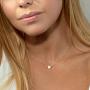 Mevecco Tiny Gold Heart Initial Necklace 14K Gold Filled Handmade Letter Heart Choker Necklace for Women Kids Child Initial Necklace Minimalist Personalized Jewelry Flower Women
