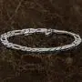 LIFETIME JEWELRY 7mm Figaro Chain Bracelet 24k Gold Plated for Men and Women LIFETIME JEWELRY 7mm Figaro Chain Bracelet 24k Gold Plated for Men and Women