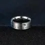 JAJAFOOK 8MM Mens Stainless Steel Alphabet Number Spinner Ring Decoder Design Silver, Black, Gold JAJAFOOK 8MM Mens Stainless Steel Alphabet Number Spinner Ring Decoder Design Silver, Black, Gold