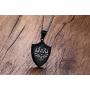 VNOX Legend of Zelda Breath of The Wild Stainless Steel Shield Pendant Necklace for Men Boy,24''