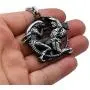 Horror Aliens Pendant Necklaces For Movie Aliens vs Predator Fans Metal Link Chain Jewelry Souvenirs Horror Aliens Pendant Necklaces For Movie Aliens vs Predator Fans Metal Link Chain Jewelry Souvenirs