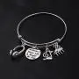 Zuo Bao Music Bracelet Without Music Life Would Be Flat Music Note Charm Bracelet Music Lover Jewelry Gift Zuo Bao Music Bracelet Without Music Life Would Be Flat Music Note Charm Bracelet Music Lover Jewelry Gift