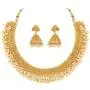 Aheli Indian Ethnic Wedding Wear Faux Pearl Necklace Jhumki Earring Set Bollywood Party Wear Fashion Jewelry for Women