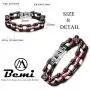 BEMI Cool Style Gothic 10MM Wide Bike Motorcycle Chain Polished Stainless Steel Link Bracelet for Men BEMI Cool Style Gothic 10MM Wide Bike Motorcycle Chain Polished Stainless Steel Link Bracelet for Men