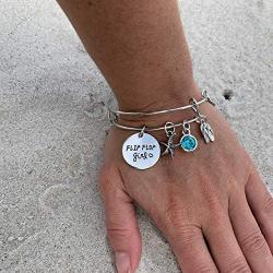 Infinity Collection Life is Better at The Beach Bracelet, Beach Jewelry, Gift for Beach Girls