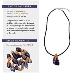 Pendant Chakra Necklace with Genuine Healing Crystal Stone, Crystals Jewelry for Women and Men, Boys, Girls, Handmade with Love, Spiritual Gifts for Positive Energy and Meditation by Smoky Quartz