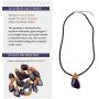 Pendant Chakra Necklace with Genuine Healing Crystal Stone, Crystals Jewelry for Women and Men, Boys, Girls, Handmade with Love, Spiritual Gifts for Positive Energy and Meditation by Smoky Quartz