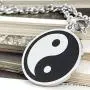 Oidea Stainless Steel Mens Womens Vintage YinYang Necklace for Fathers Day Gifts Jewelry,Chain Included