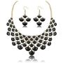 LOYALLOOK Fashion Jewerly Set Women Nescklace Statement Necklace Earrings Jewerly