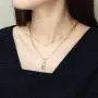 Coloura Titanium Steel Necklaces for Women,Gold Plated Charm Necklace,Pendant Chain Choker Fashion Jewelry Gift for Women,Girls Coloura Titanium Steel Necklaces for Women,Gold Plated Charm Necklace,Pendant Chain Choker Fashion Jewelry Gift for Women,Girls