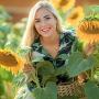Sunflower Necklace Gifts for Women, 14k Gold Plated Sunflower Necklace Sunflower Gifts You are My Sunshine Necklace Initial Sunflower Jewelry Gifts for Women