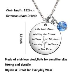 De&ai Christmas Birthday Inspirational Jewelry, Motivational Necklace for Best Friends Women Girls